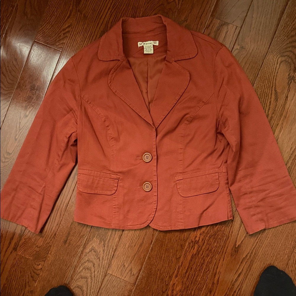 Coldwater Creek Women's Terracotta Blazer